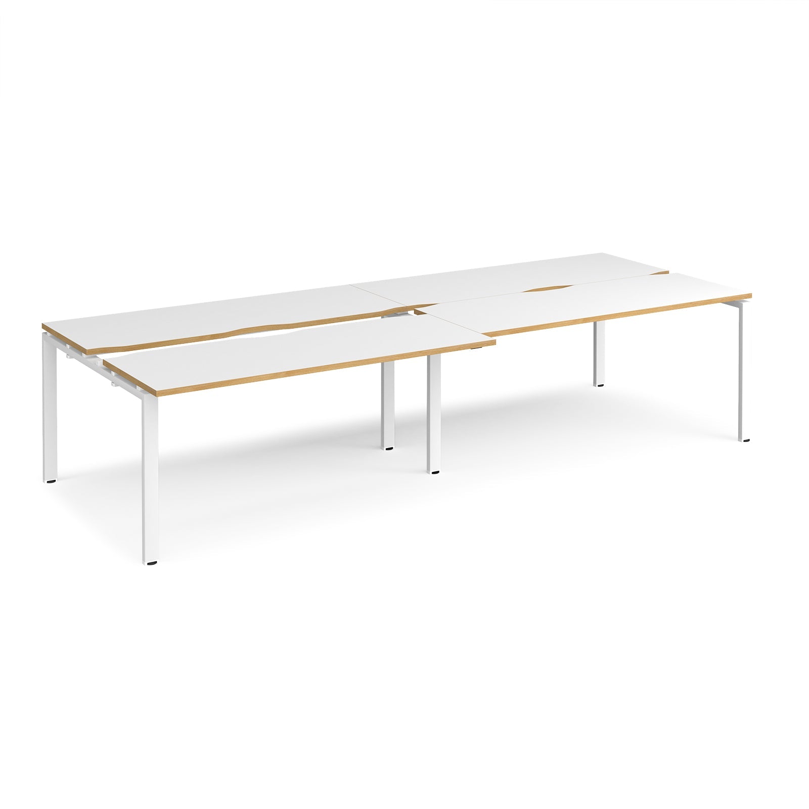 Adapt sliding top double B2B desks 1200mm deep