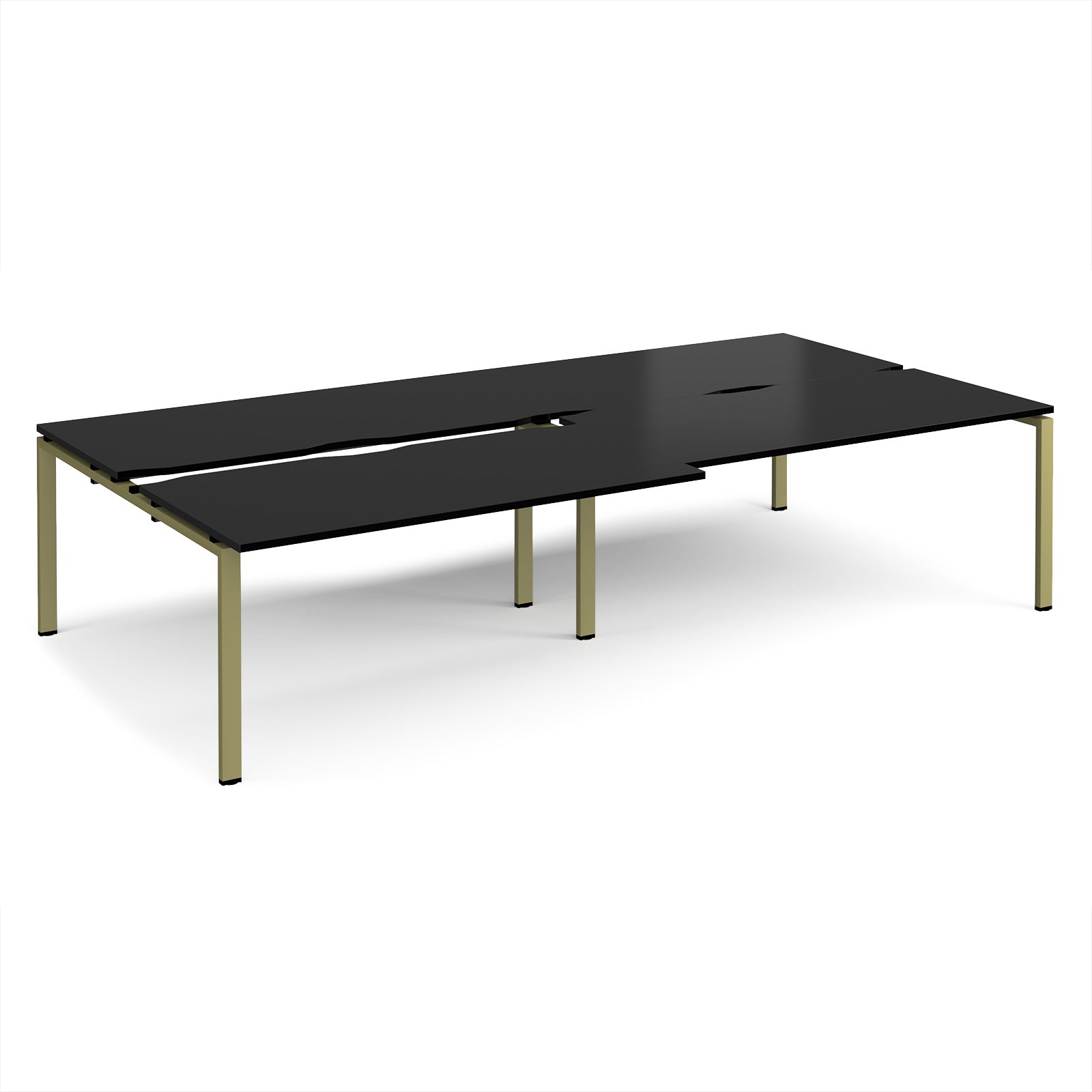 Adapt sliding top double B2B desks 1600mm deep