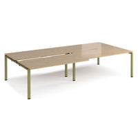 Adapt sliding top double B2B desks 1600mm deep