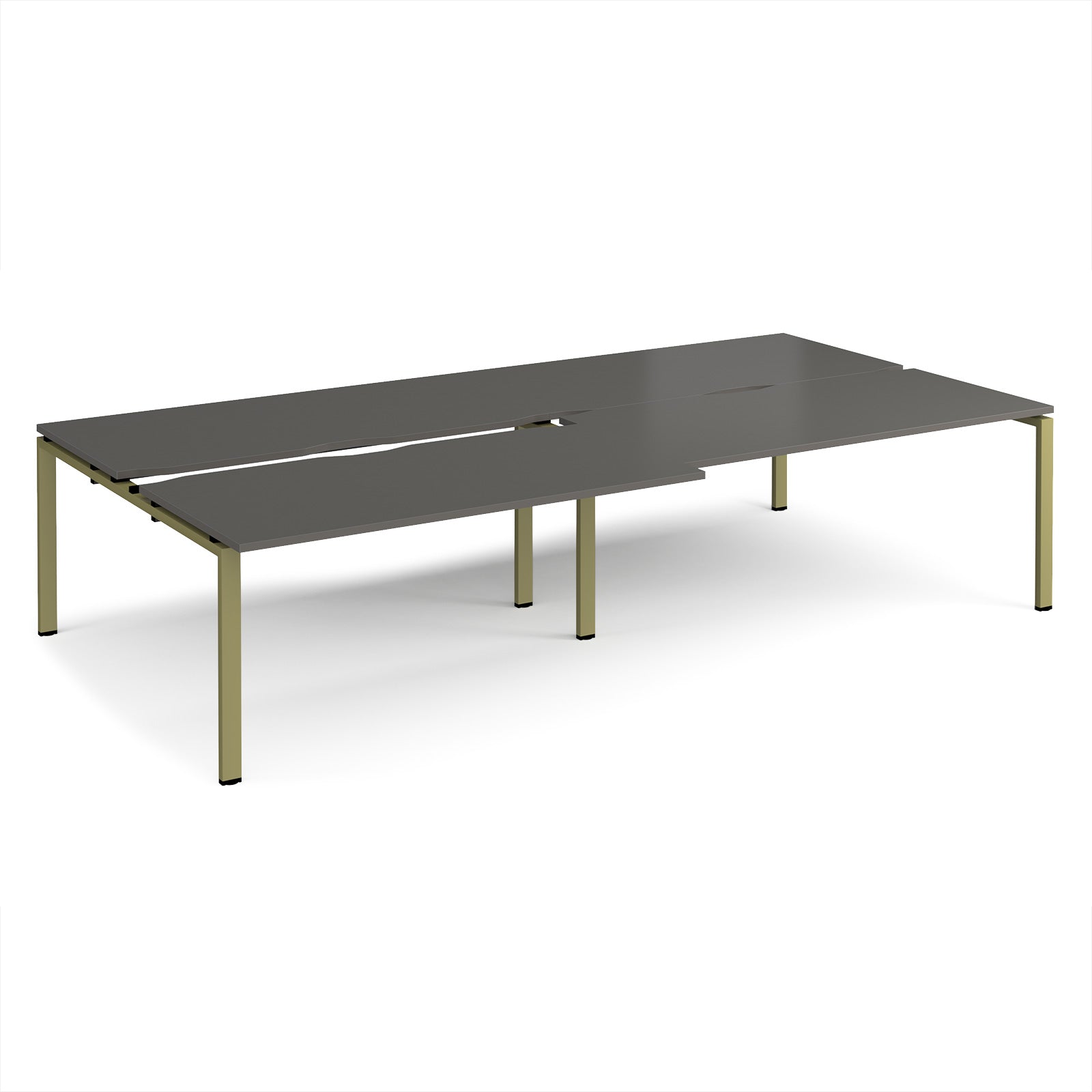 Adapt sliding top double B2B desks 1600mm deep