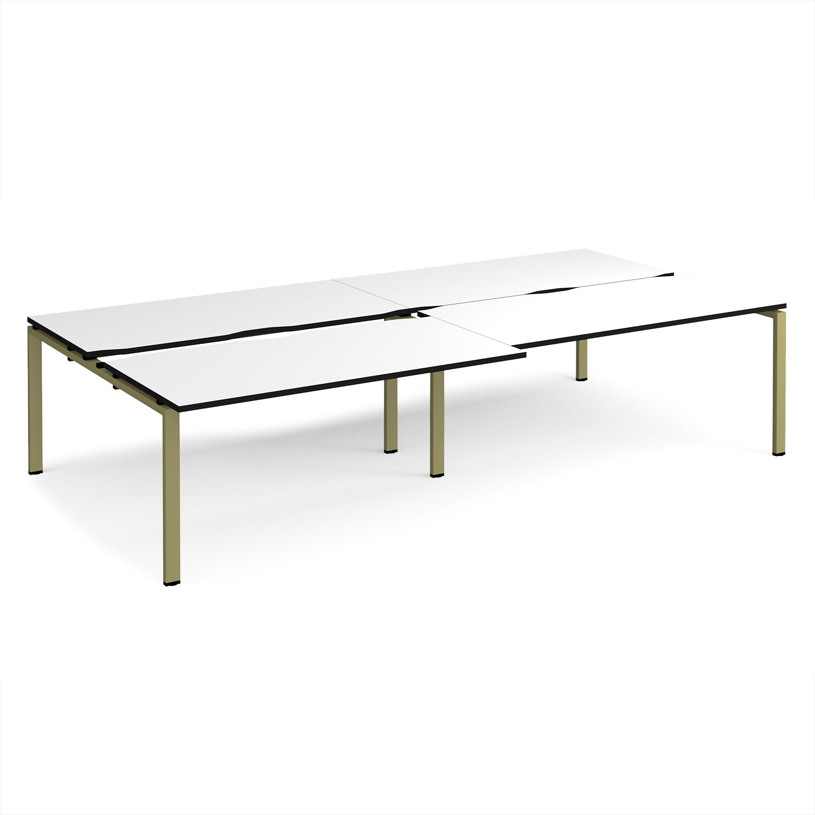 Adapt sliding top double B2B desks 1600mm deep