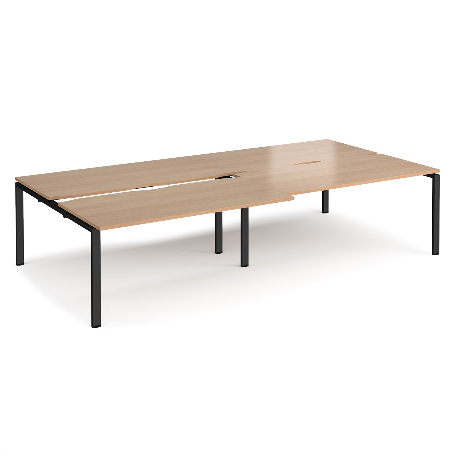 Adapt Sliding Top Double B2B Desks 1600Mm Deep