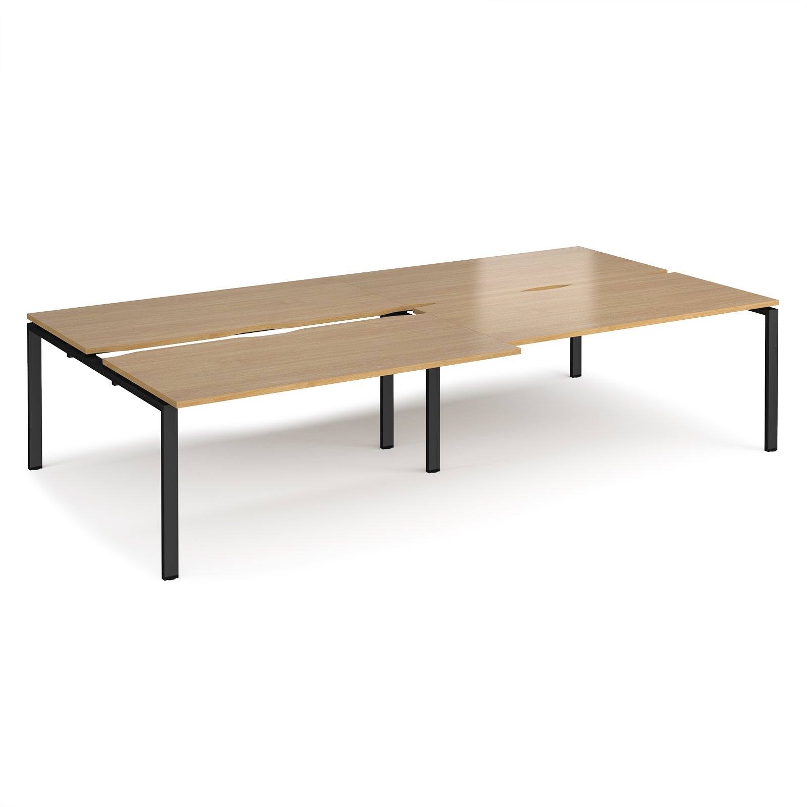 Adapt sliding top double B2B desks 1600mm deep