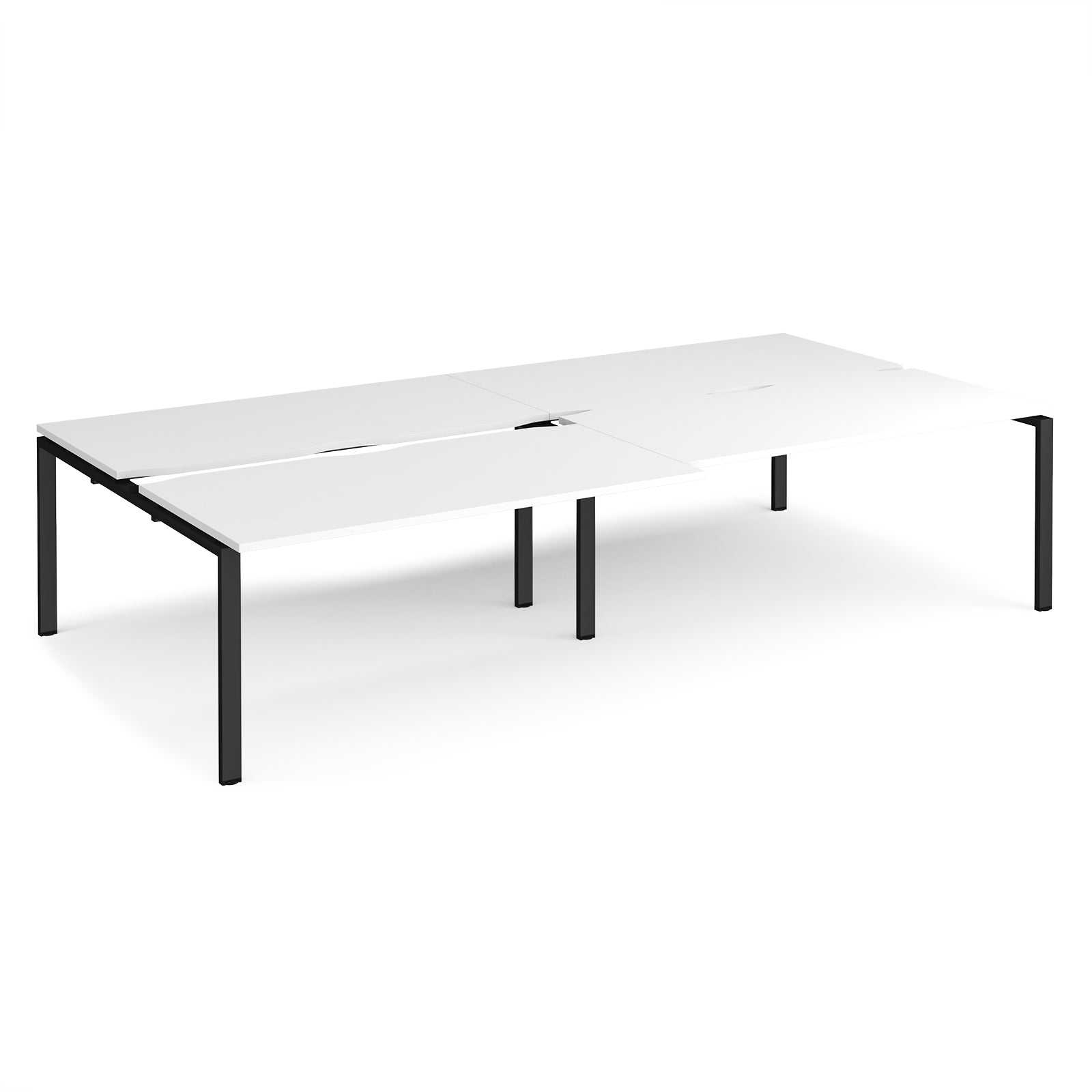 Adapt sliding top double B2B desks 1600mm deep