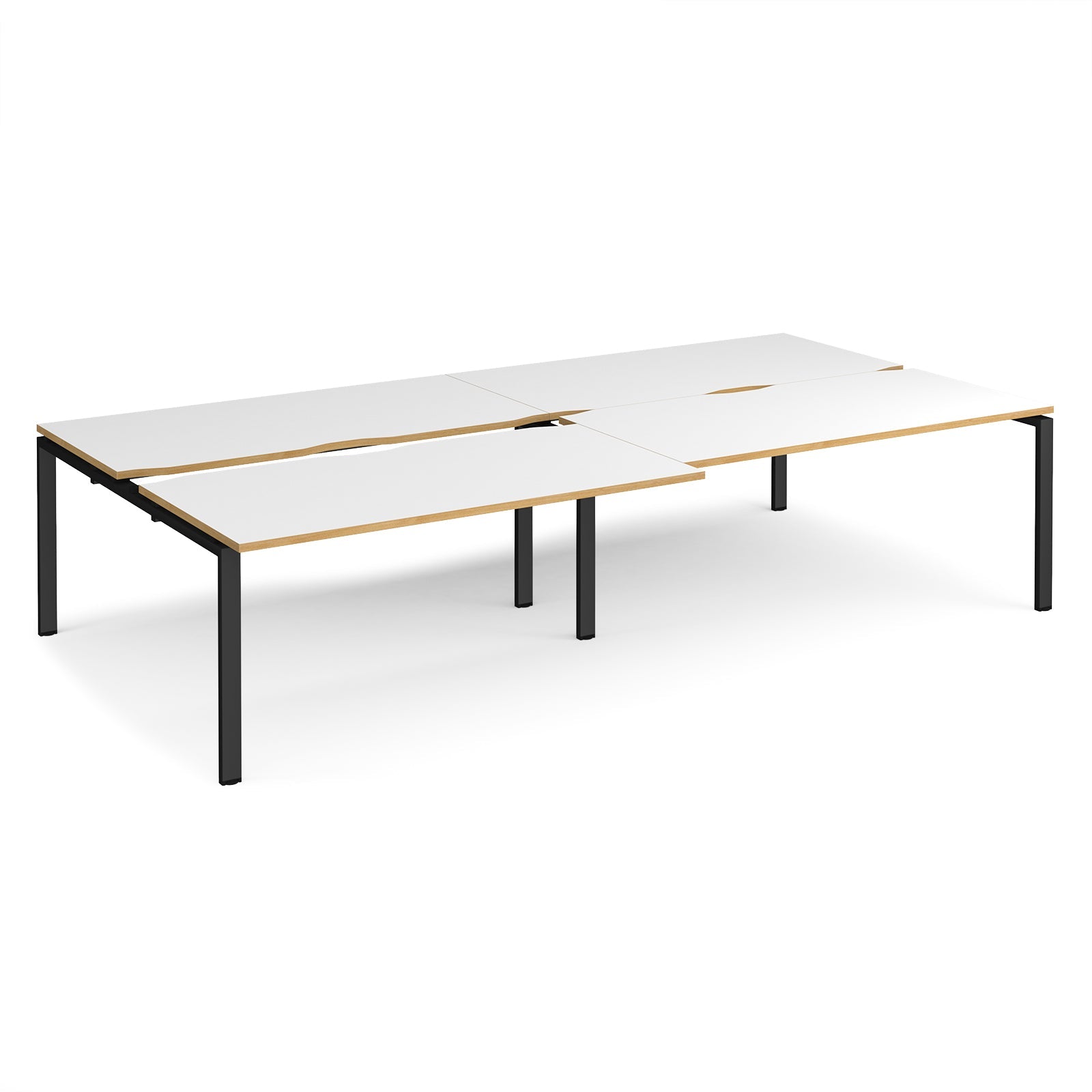 Adapt Sliding Top Double B2B Desks 1600Mm Deep