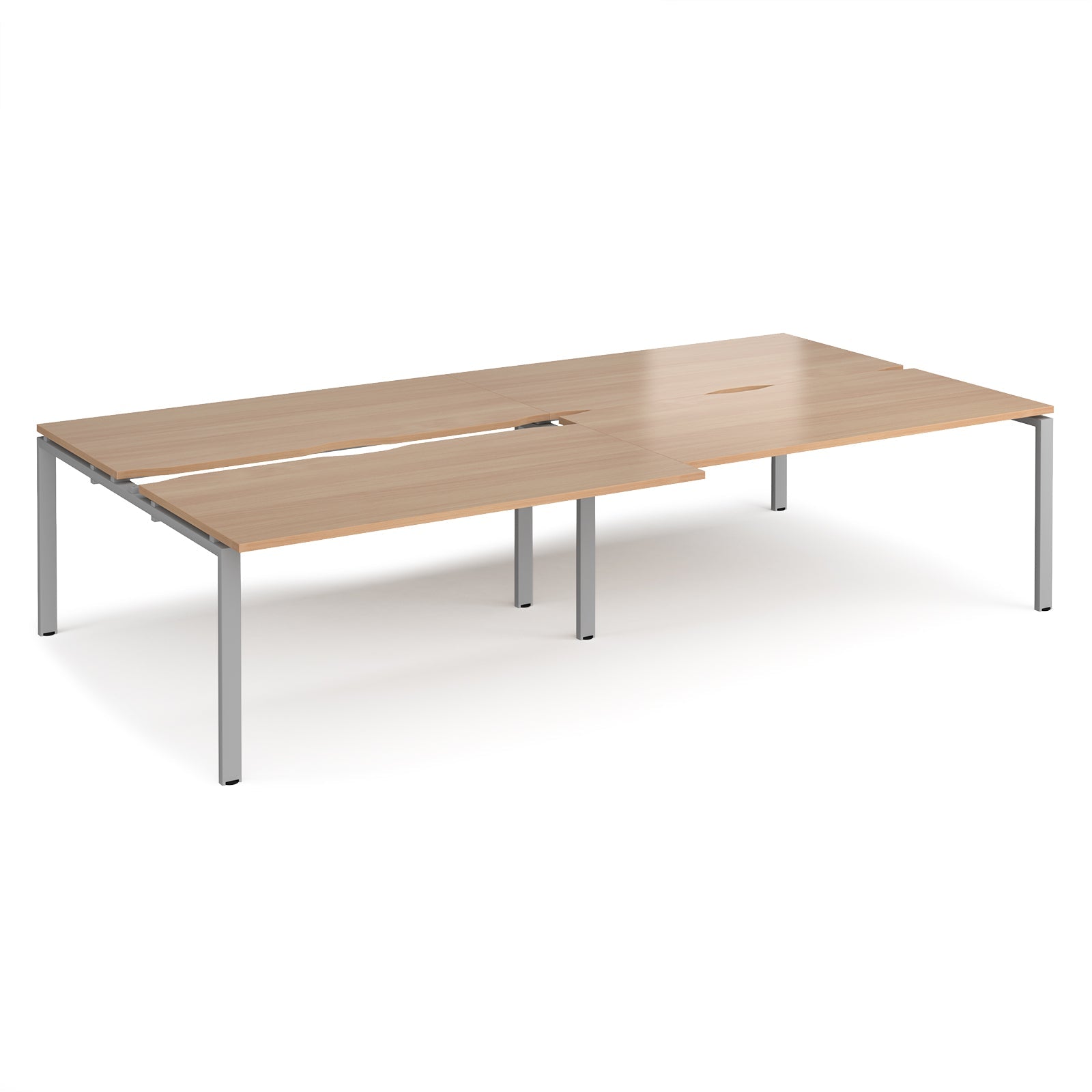 Adapt sliding top double B2B desks 1600mm deep
