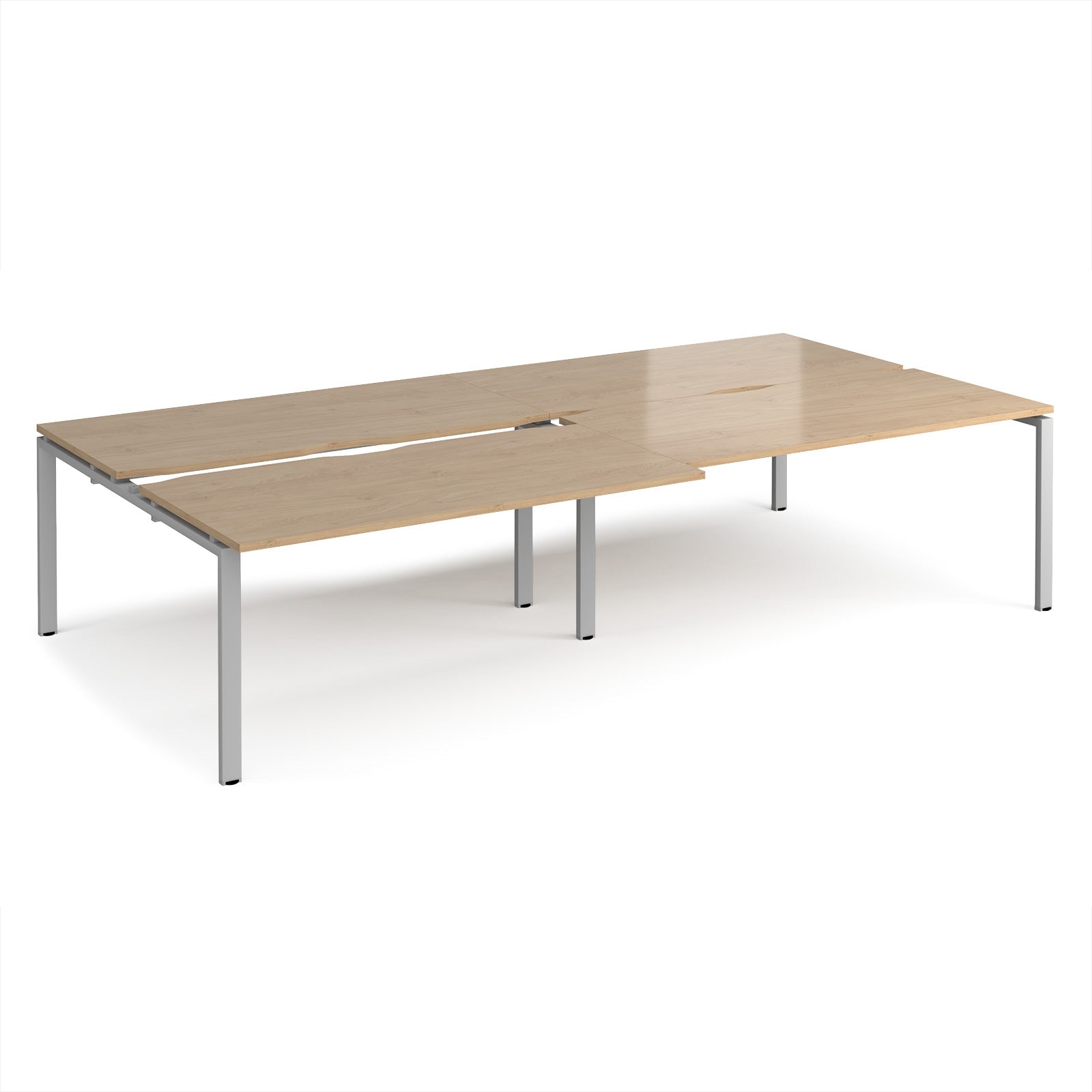 Adapt sliding top double B2B desks 1600mm deep