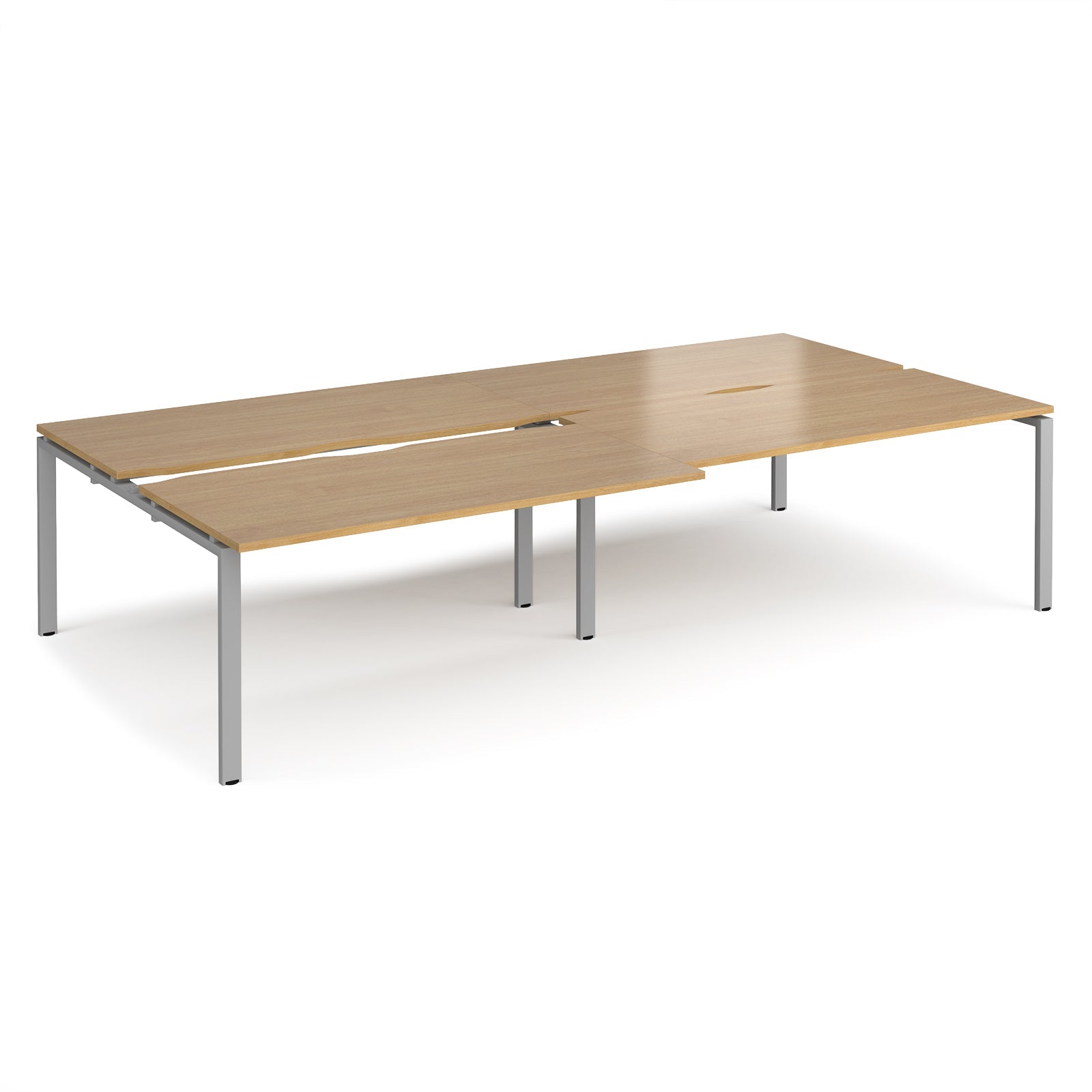 Adapt sliding top double B2B desks 1600mm deep