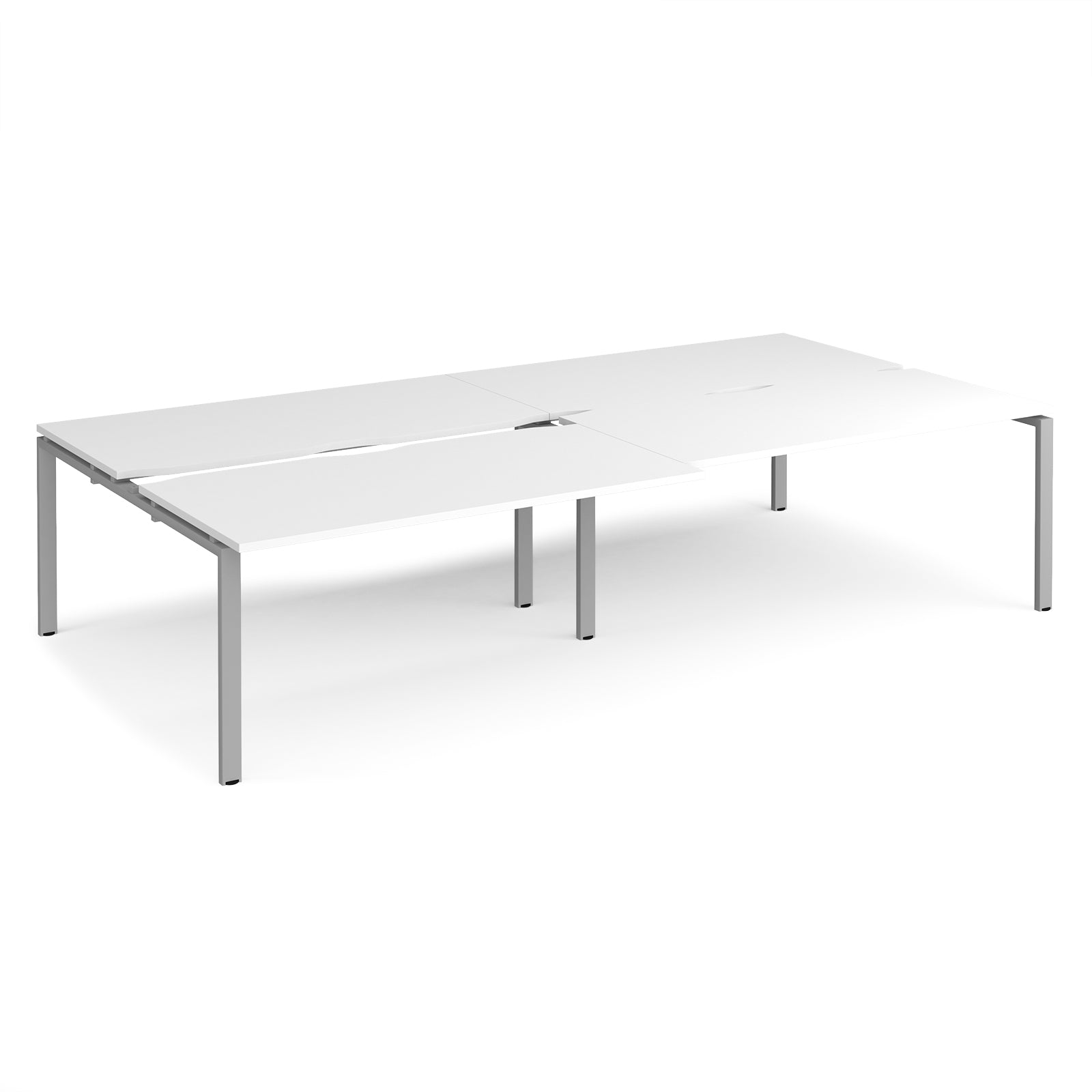 Adapt sliding top double B2B desks 1600mm deep