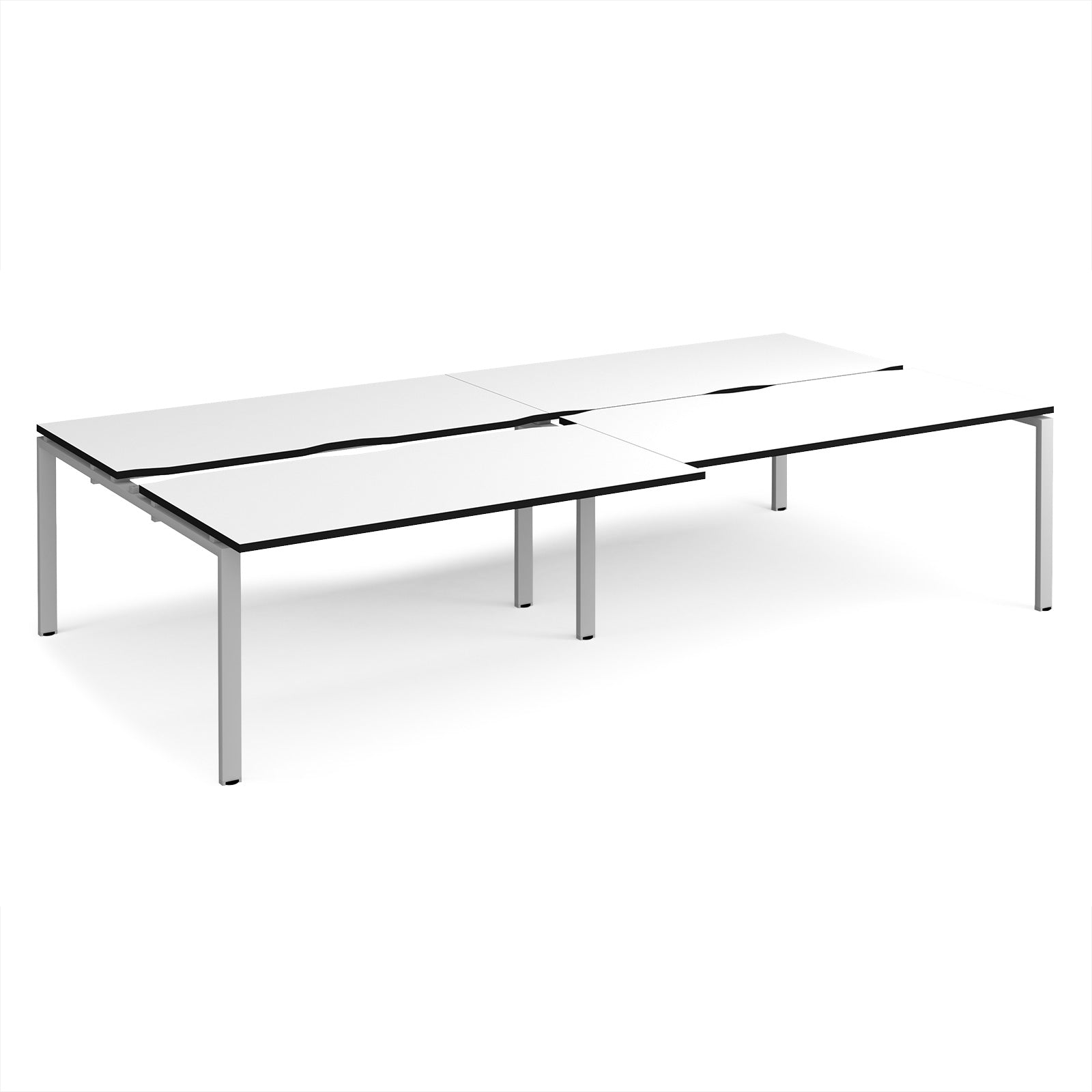 Adapt sliding top double B2B desks 1600mm deep