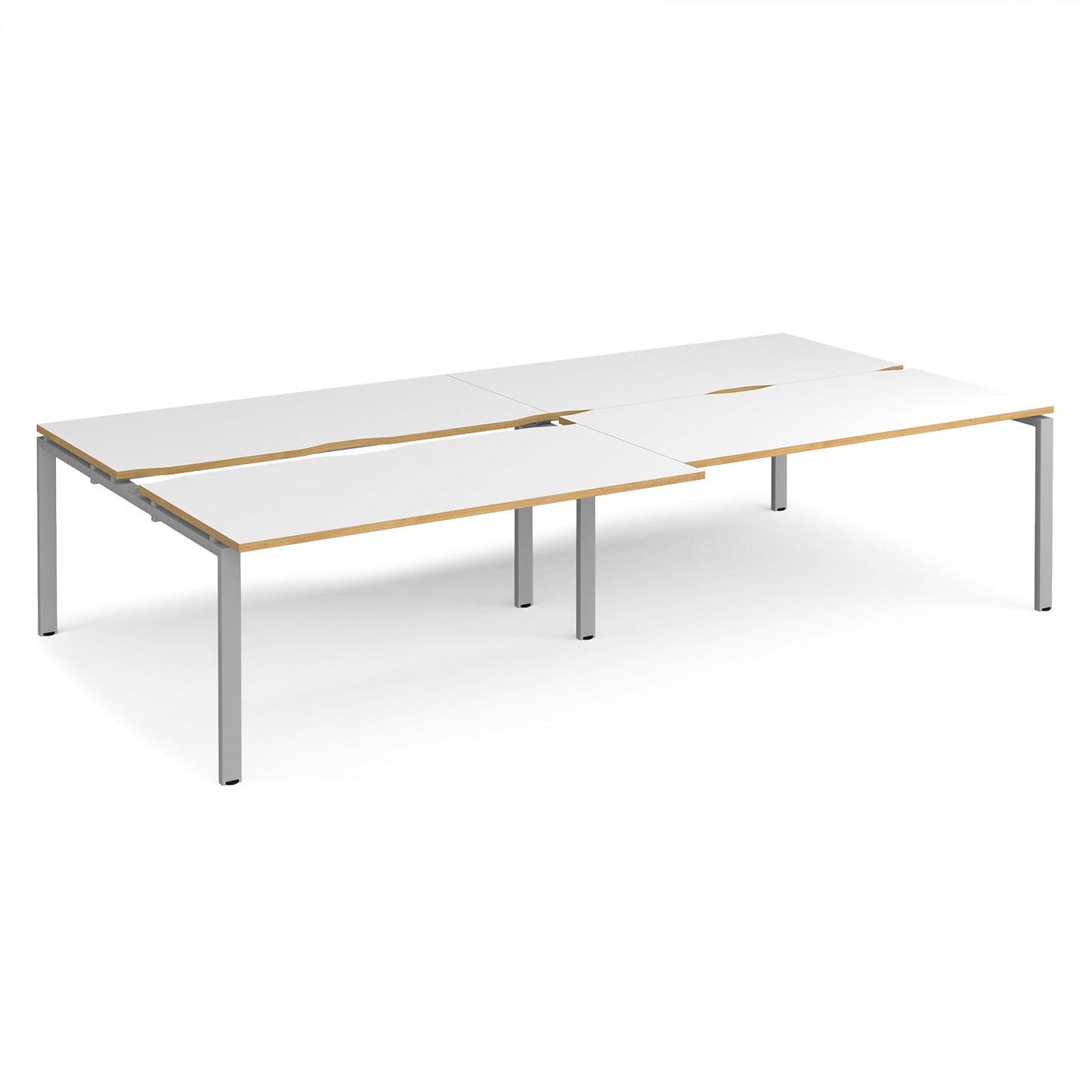 Adapt sliding top double B2B desks 1600mm deep