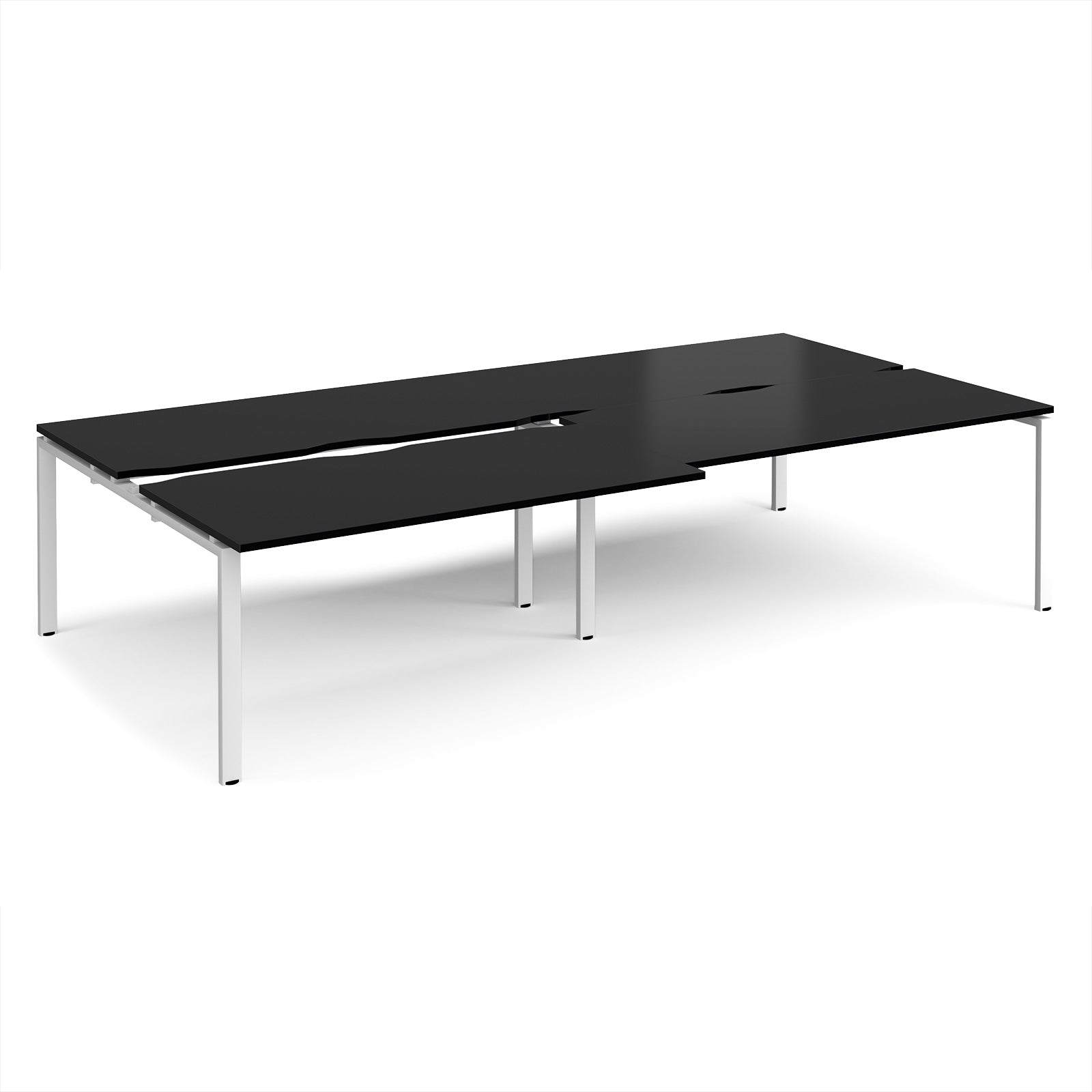 Adapt sliding top double B2B desks 1600mm deep