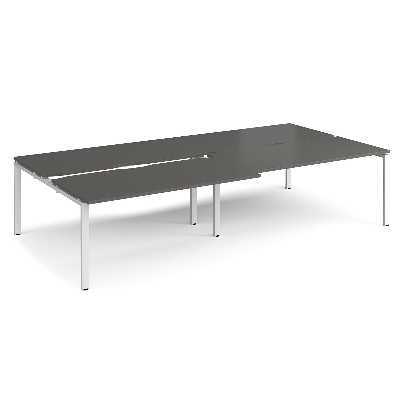 Adapt sliding top double B2B desks 1600mm deep