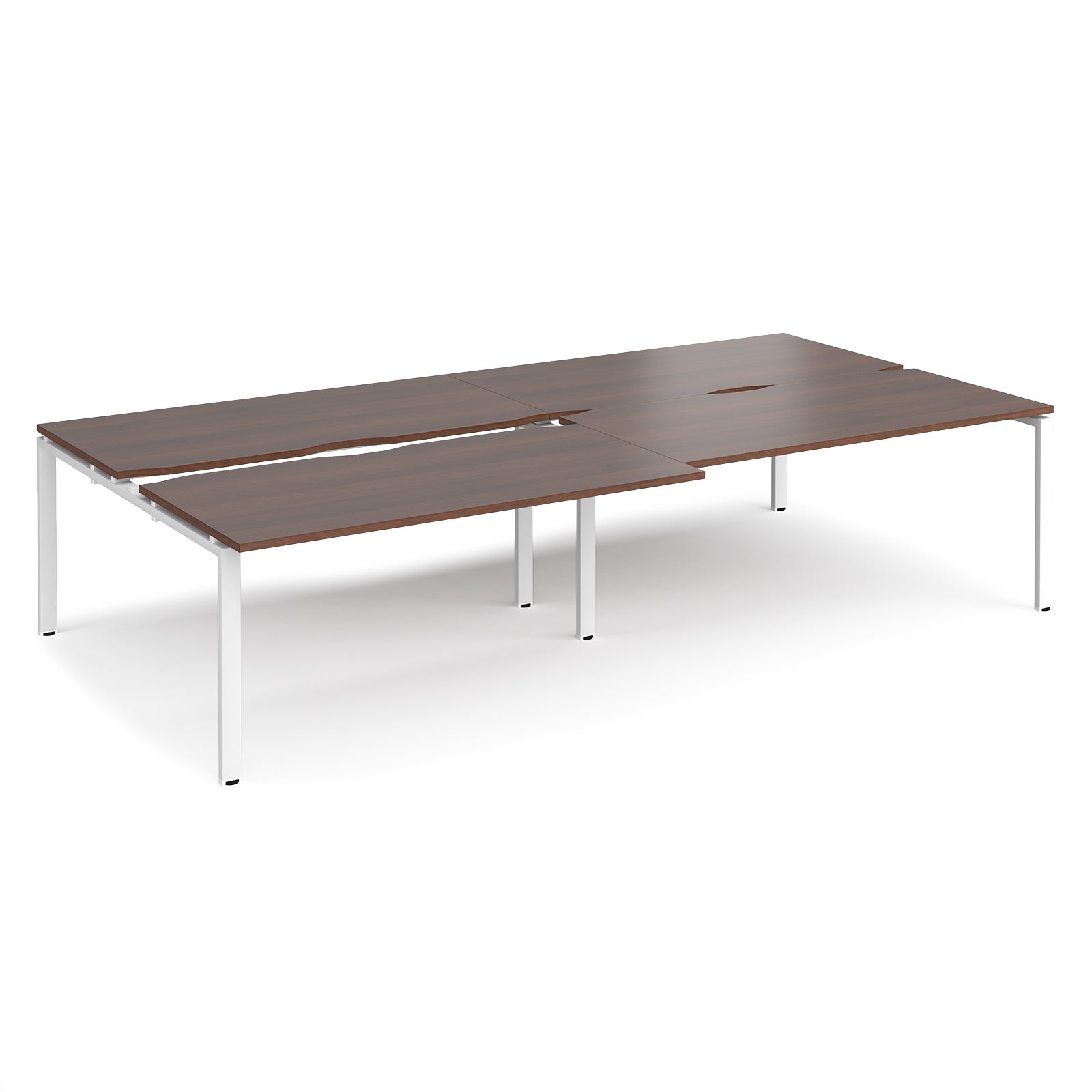 Adapt Sliding Top Double B2B Desks 1600Mm Deep