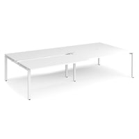 Adapt sliding top double B2B desks 1600mm deep