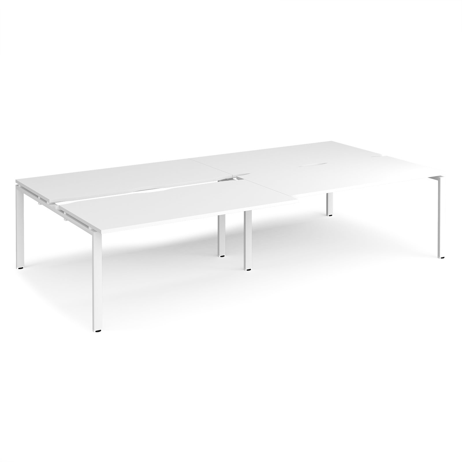Adapt sliding top double B2B desks 1600mm deep