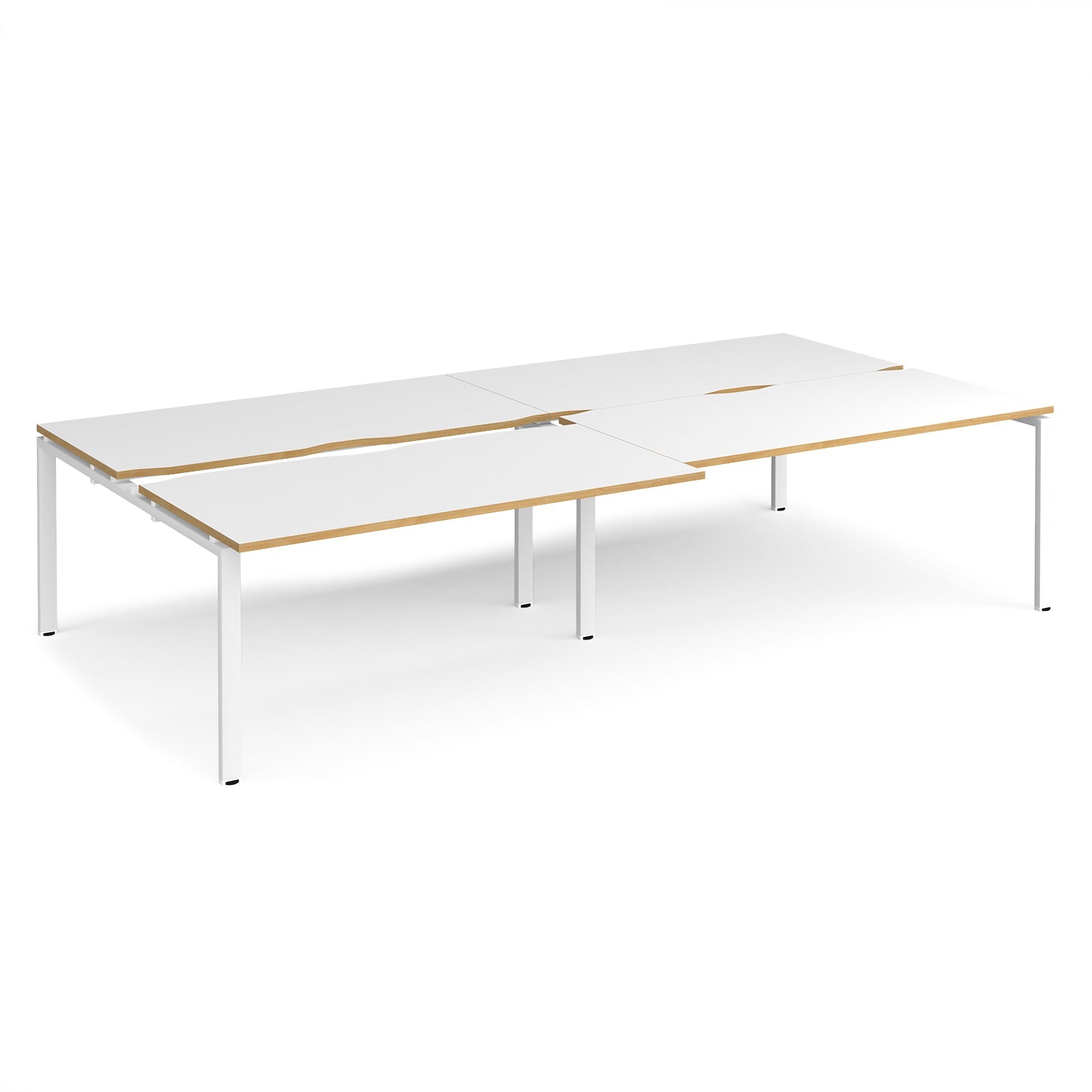 Adapt sliding top double B2B desks 1600mm deep