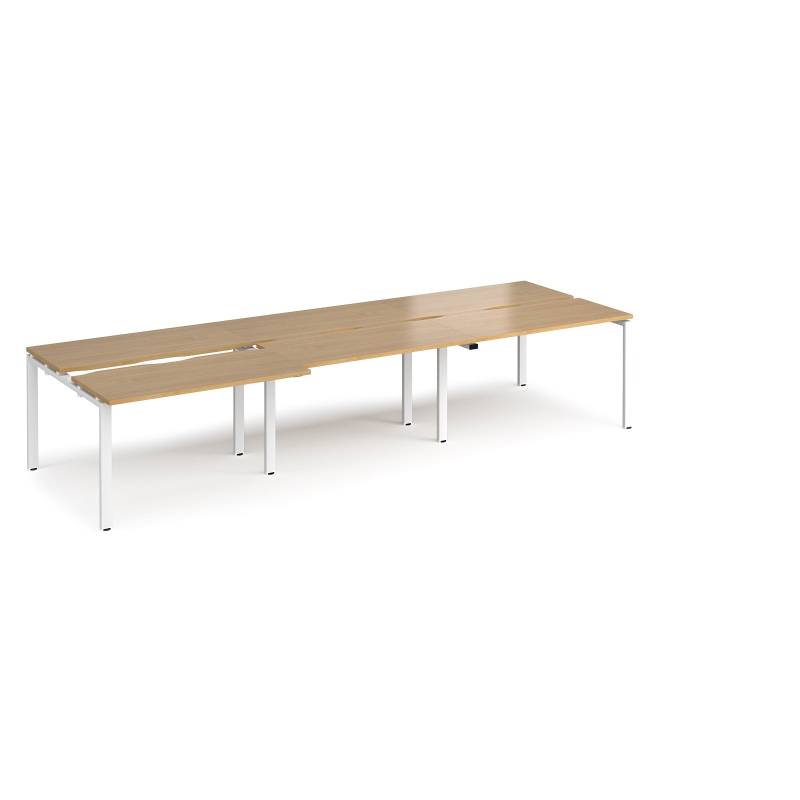 Adapt Sliding Top Triple B2B Desks 1200Mm Deep