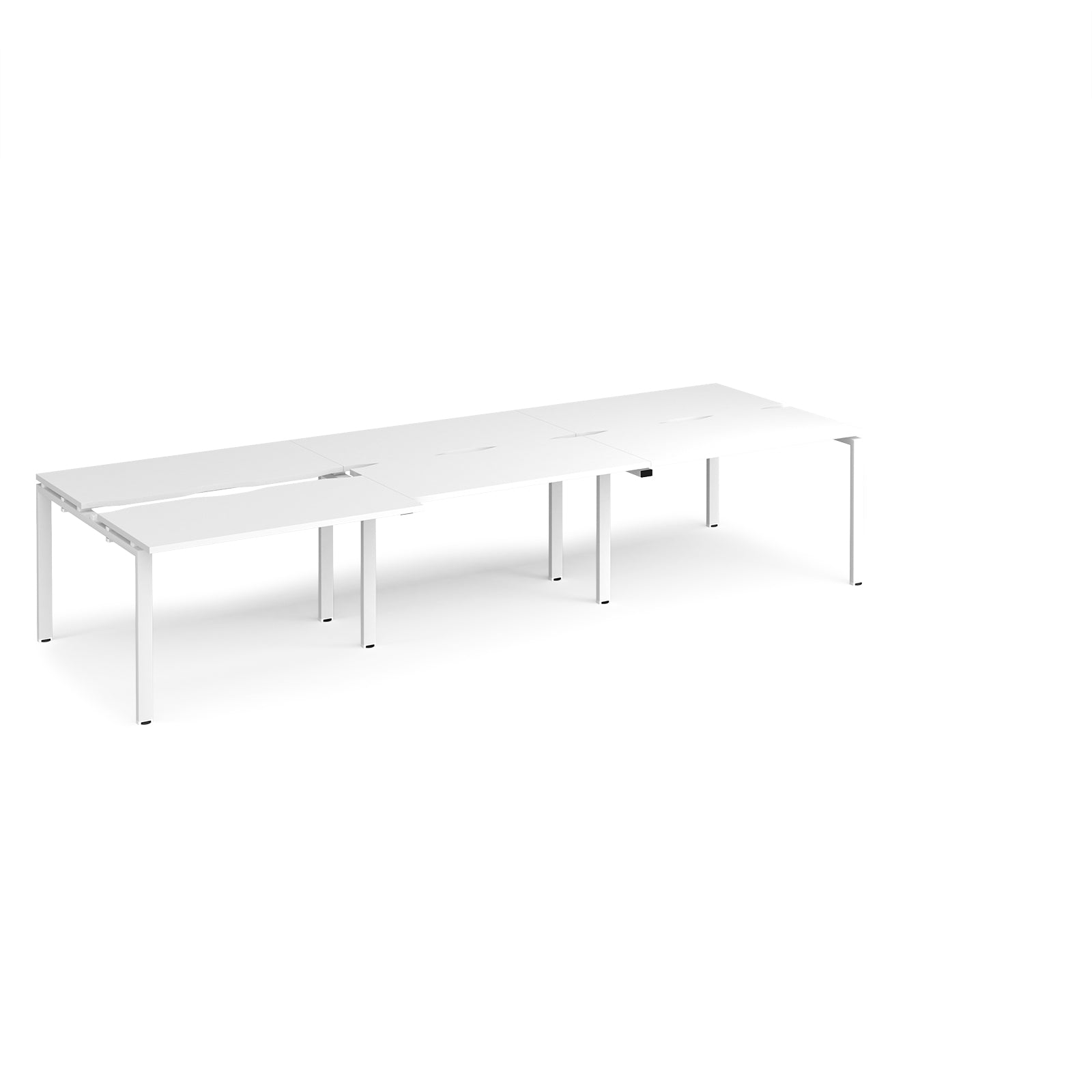 Adapt Sliding Top Triple B2B Desks 1200Mm Deep