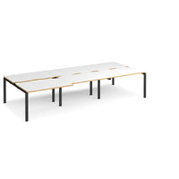 Adapt sliding top triple B2B desks 1600mm deep