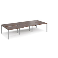 Adapt sliding top triple B2B desks 1600mm deep