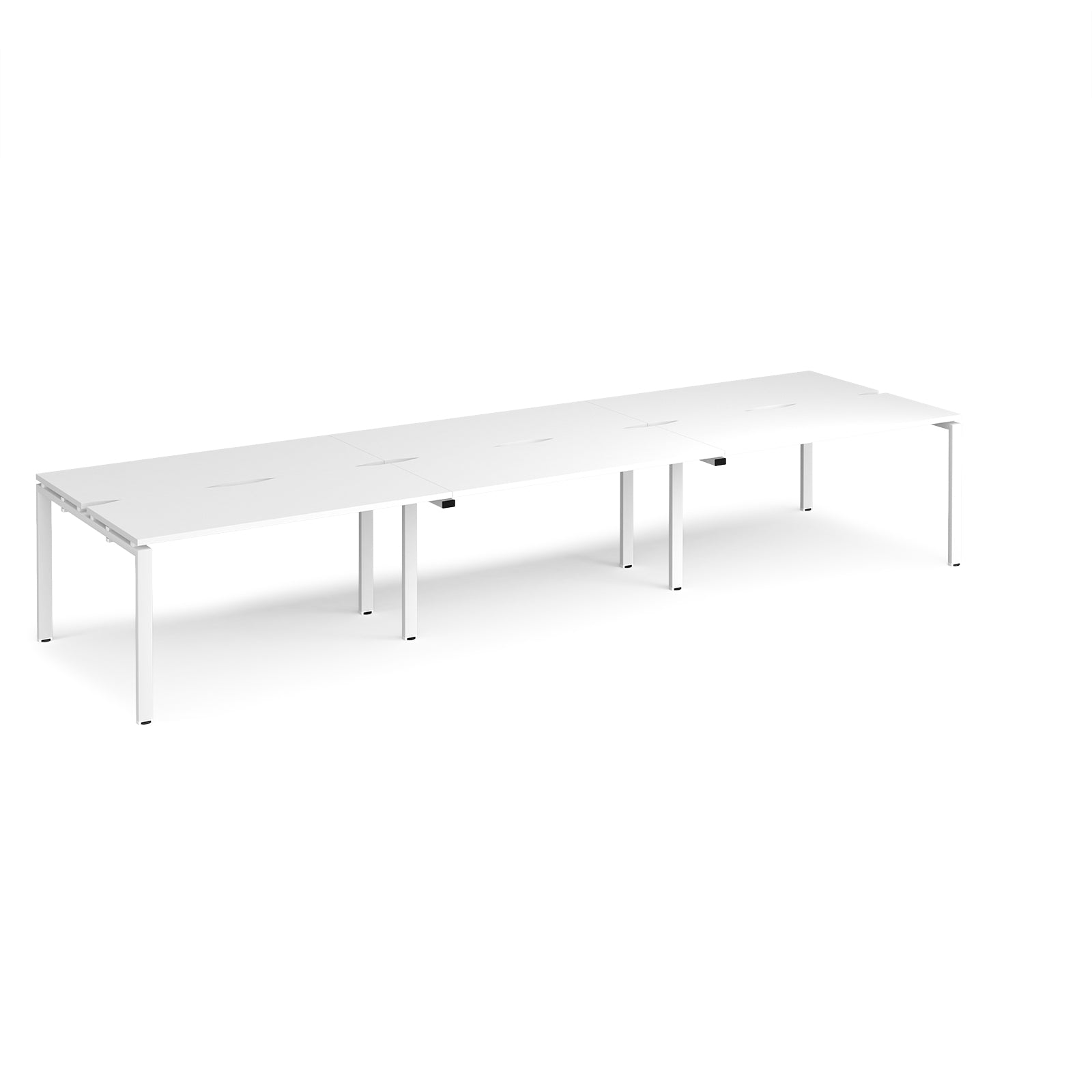 Adapt Sliding Top Triple B2B Desks 1200Mm Deep