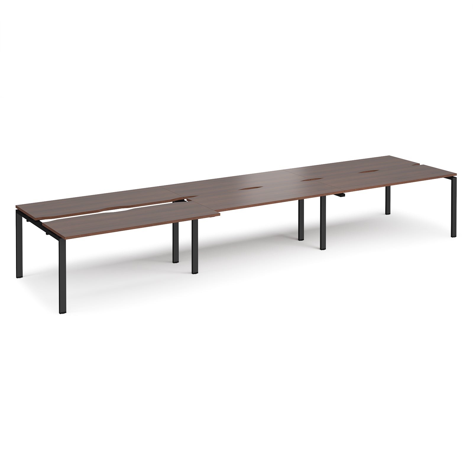 Adapt Sliding Top Triple B2B Desks 1200Mm Deep