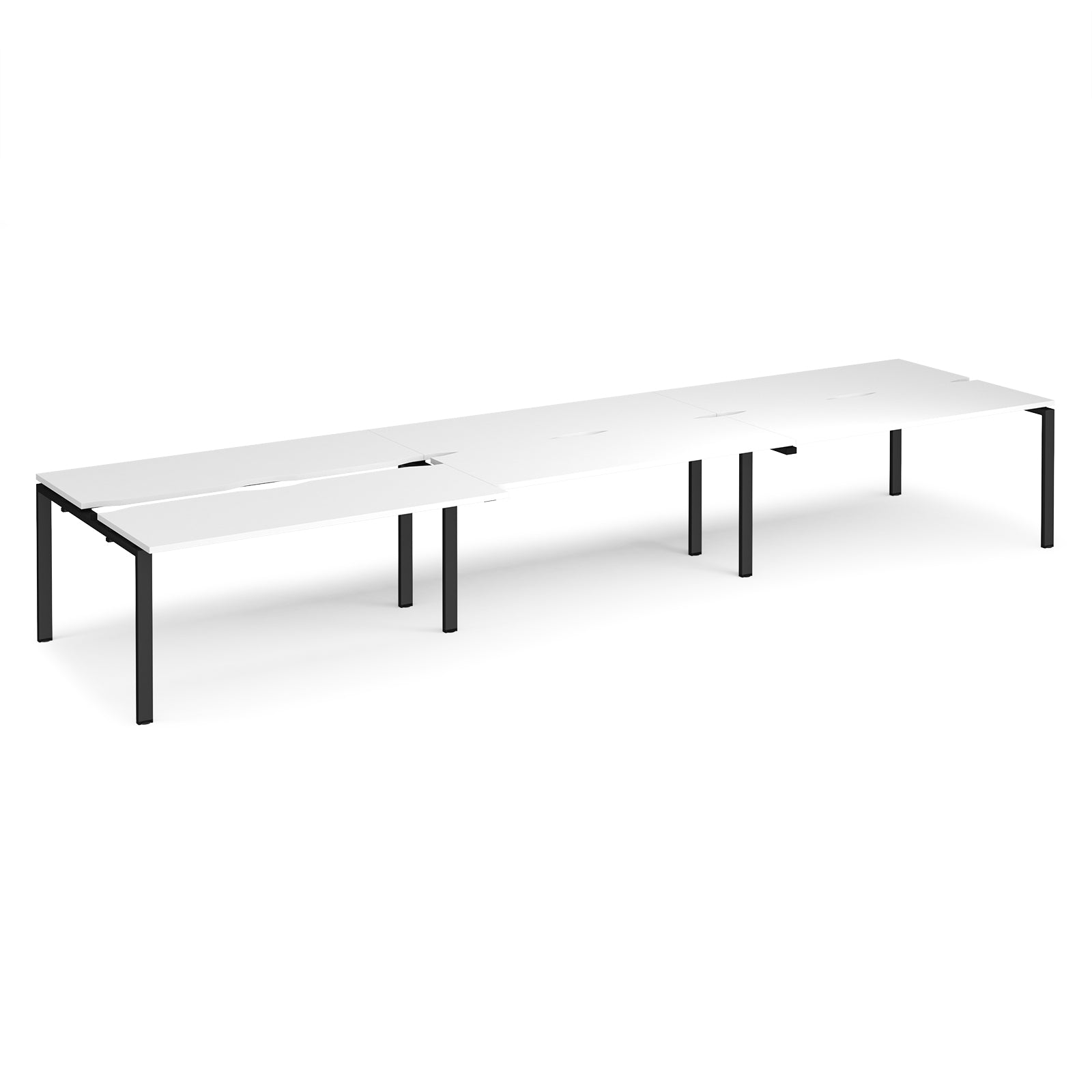 Adapt Sliding Top Triple B2B Desks 1200Mm Deep