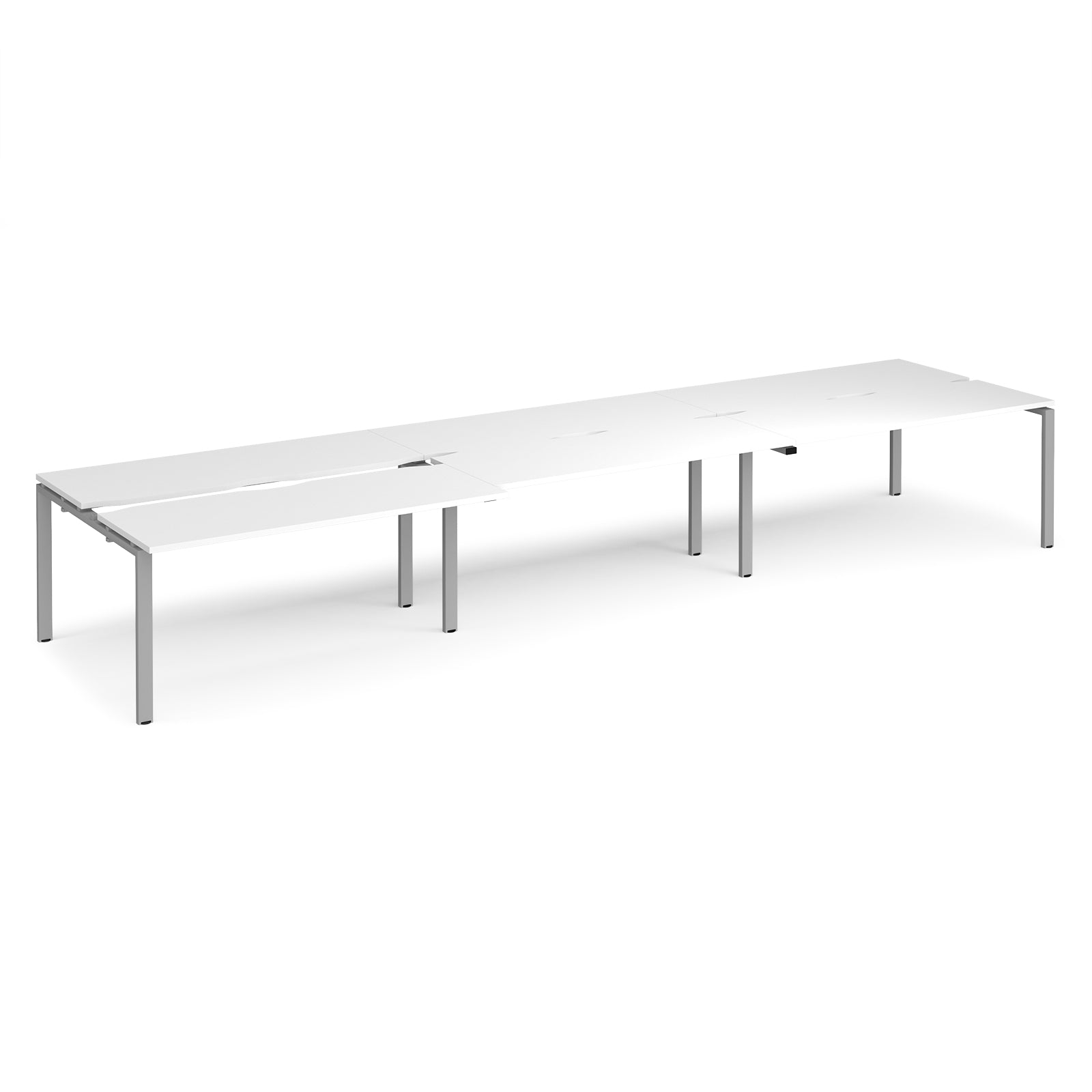 Adapt Sliding Top Triple B2B Desks 1200Mm Deep
