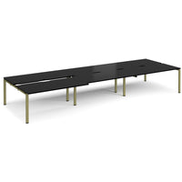 Adapt sliding top triple B2B desks 1600mm deep