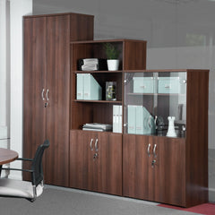 Universal Combination Unit With Glass Upper Doors