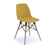 Strut multi-purpose chair with natural oak frame