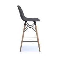 Strut multi-purpose stool with natural oak frame