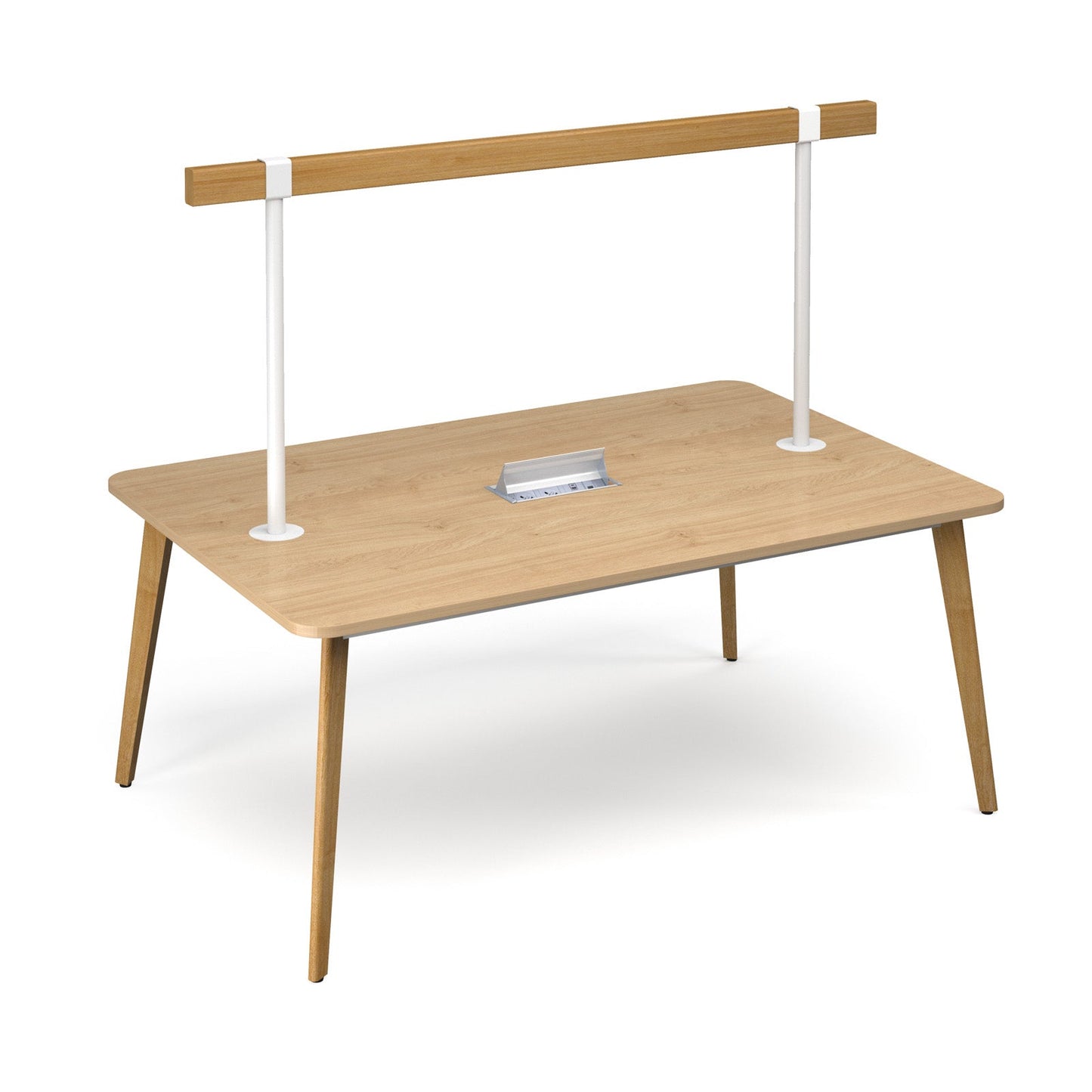 Saxon worktable with high level tool rail