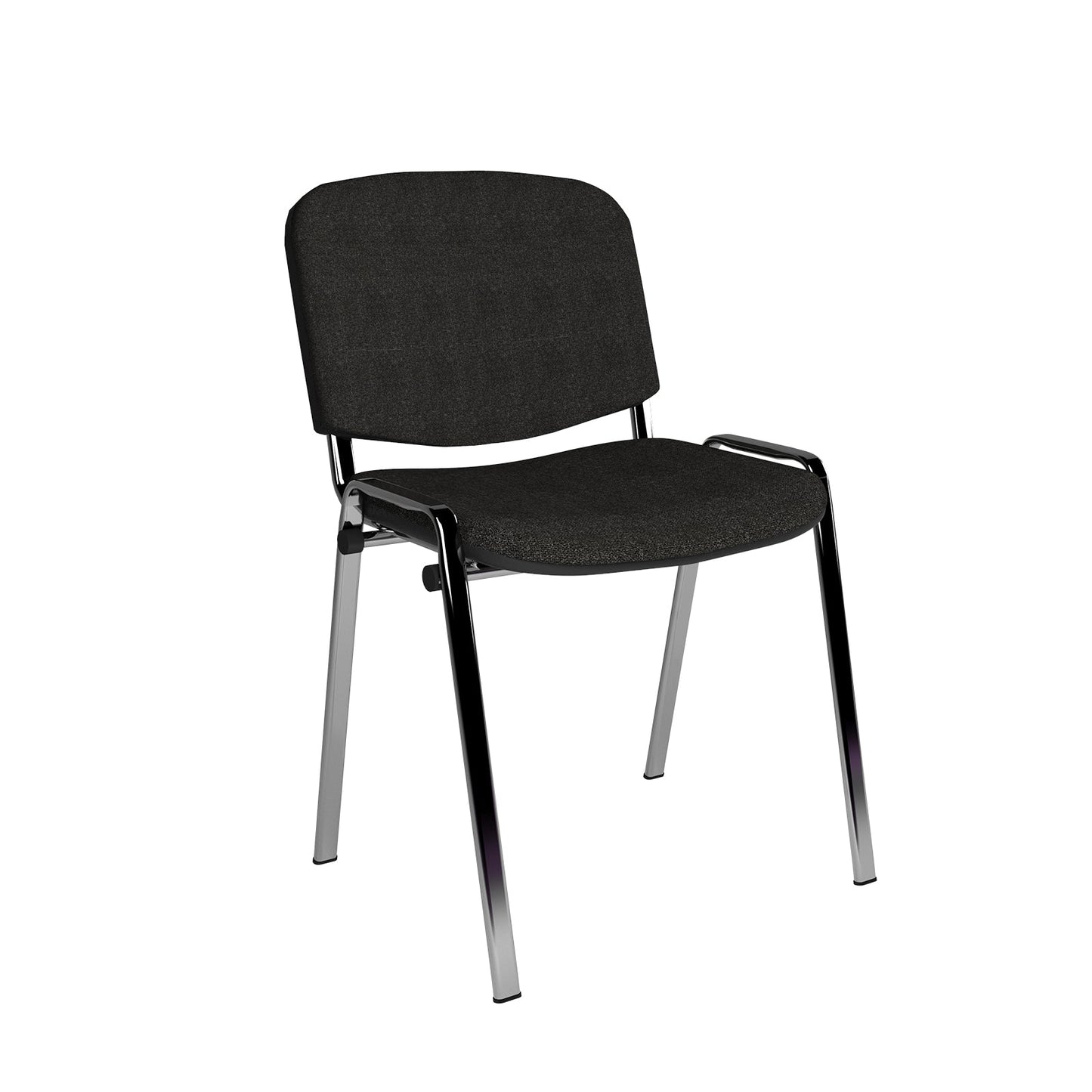 Taurus meeting room chair with chrome frame