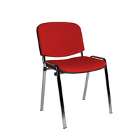 Taurus meeting room chair with chrome frame