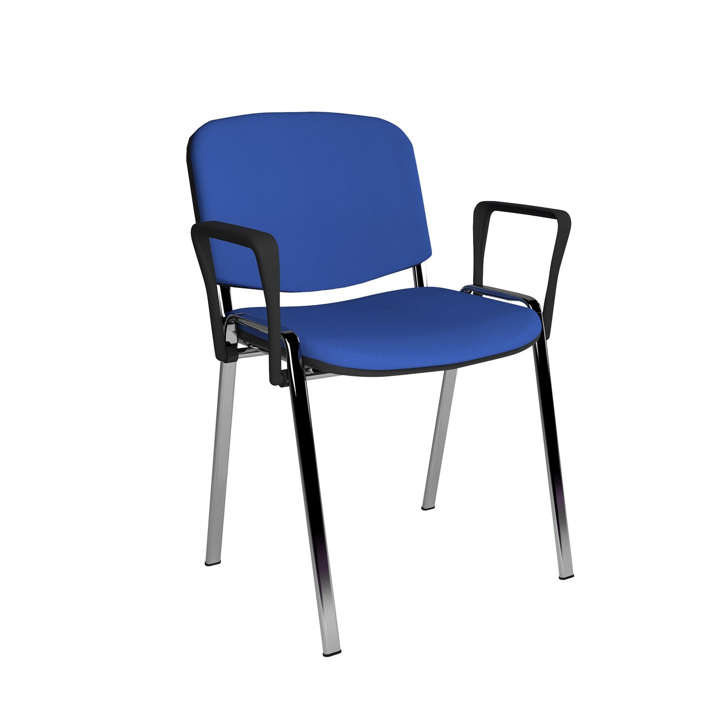 Taurus meeting room chair with chrome frame