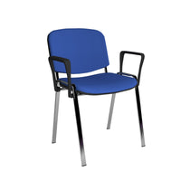 Taurus meeting room chair with chrome frame