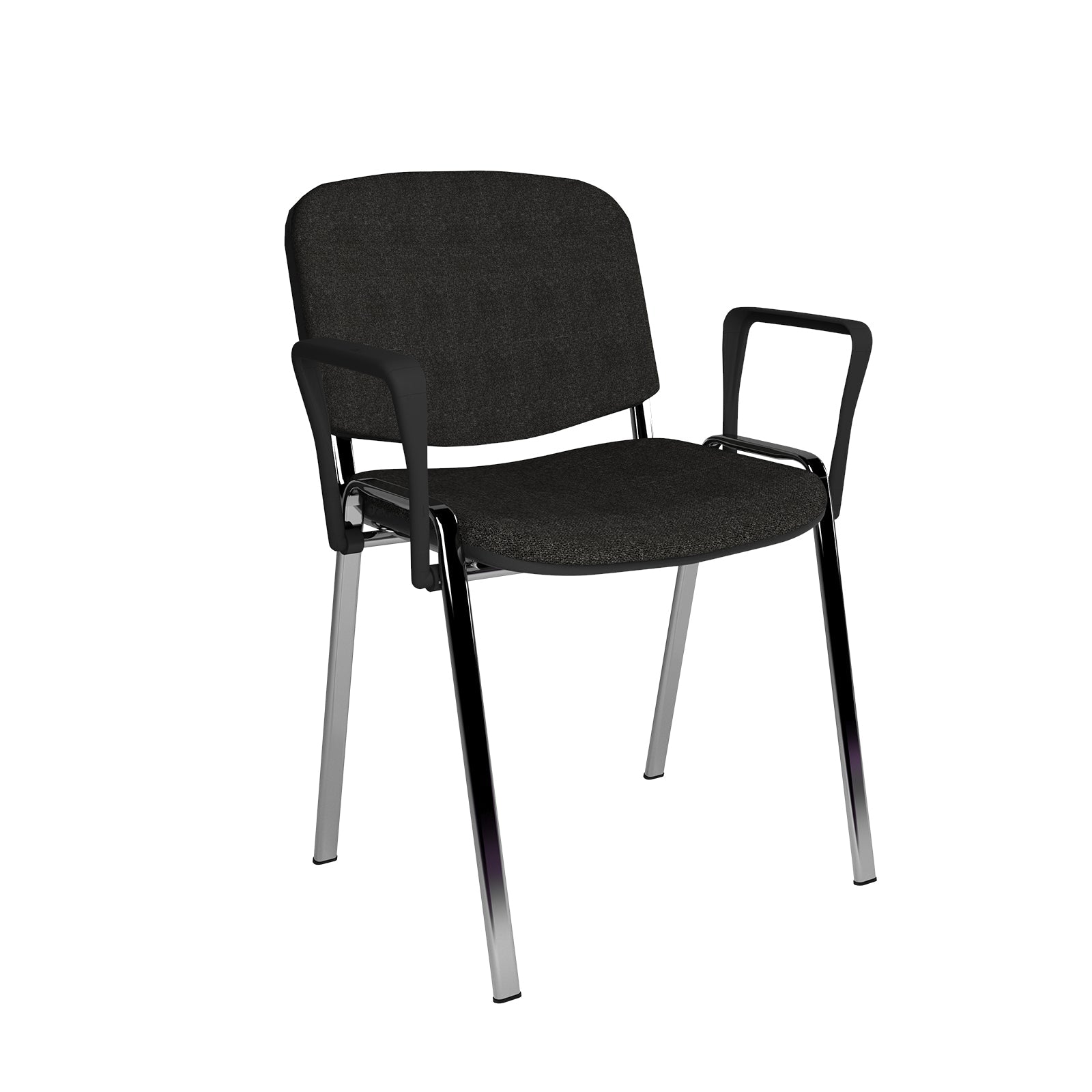 Taurus meeting room chair with chrome frame