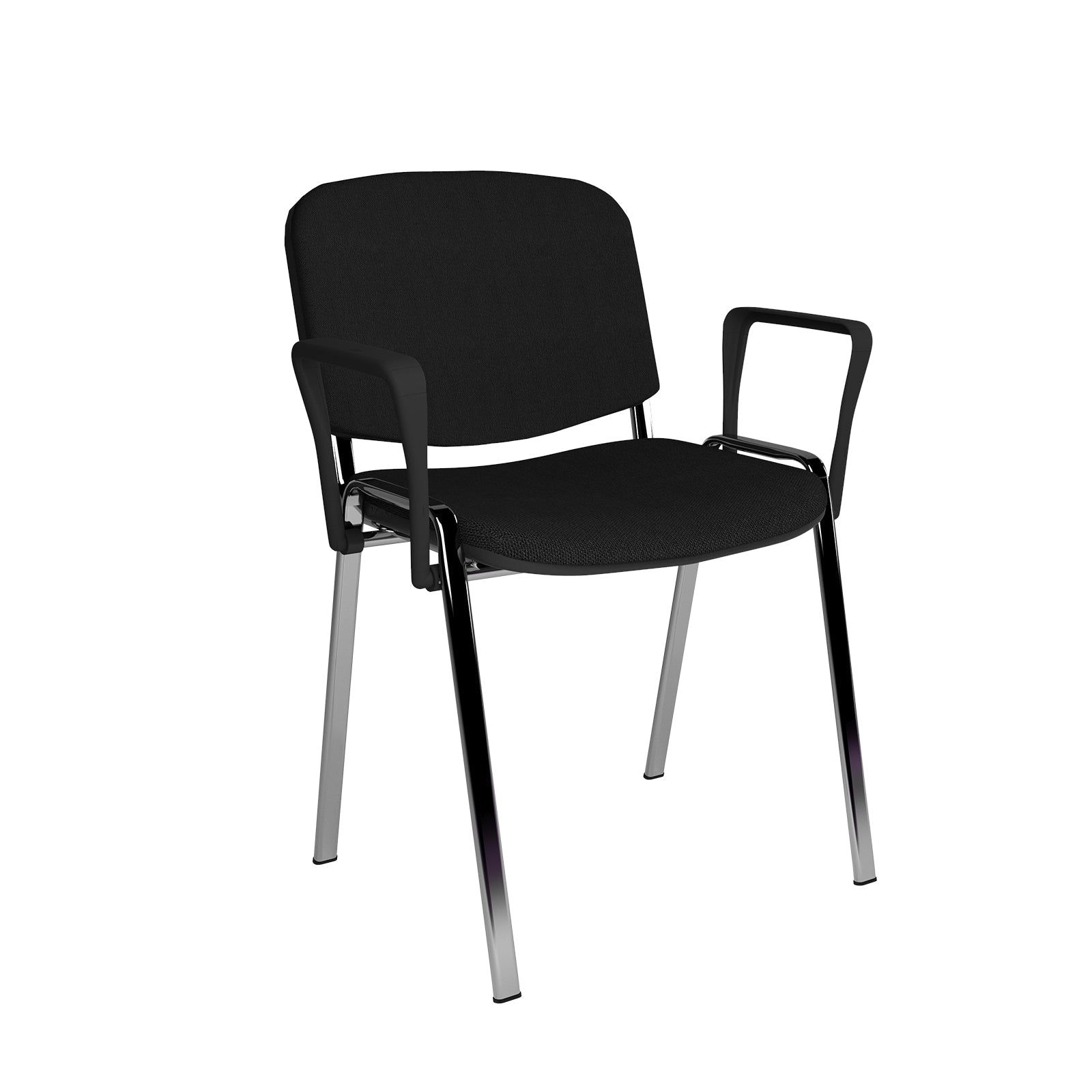 Taurus meeting room chair with chrome frame