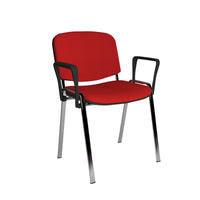 Taurus meeting room chair with chrome frame