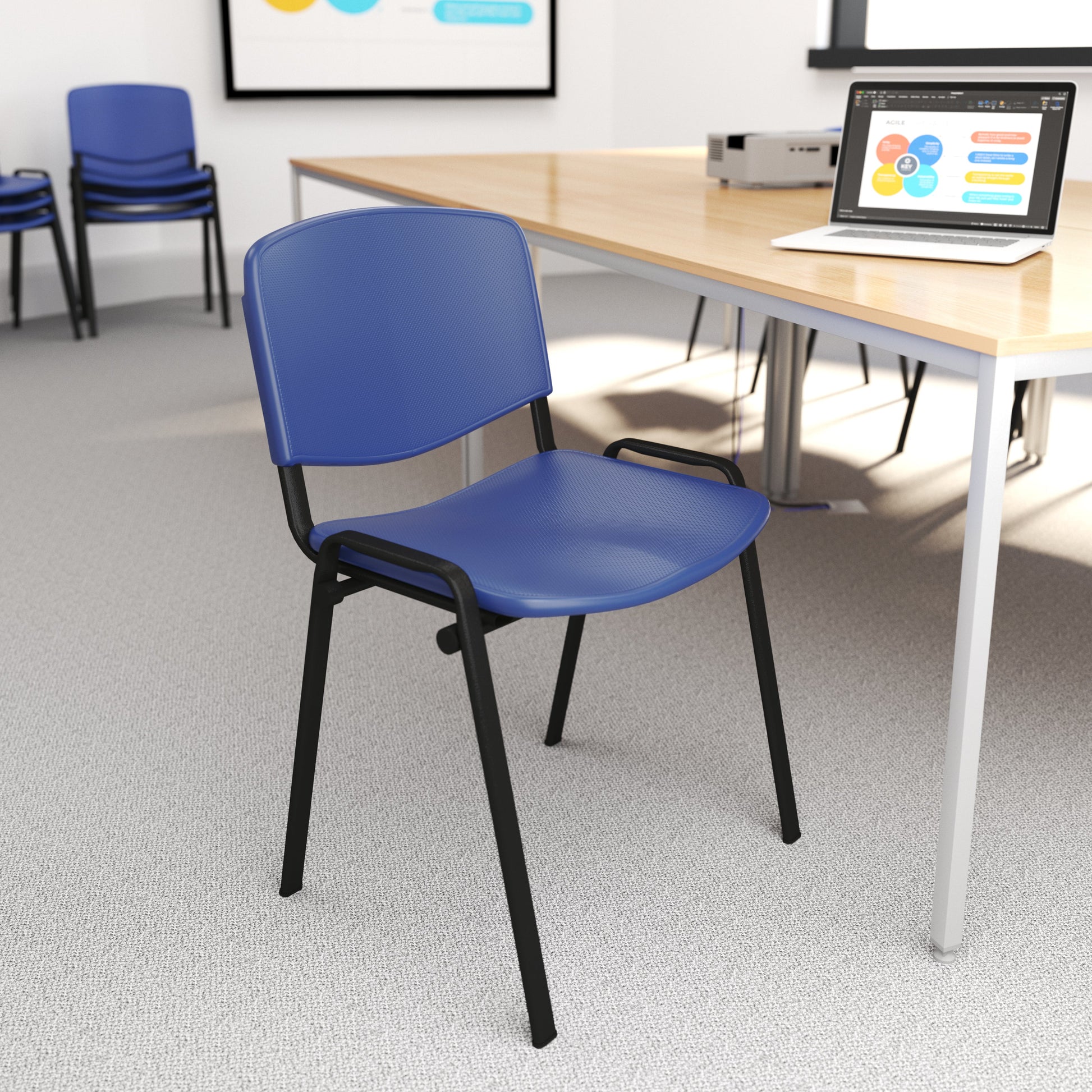 Taurus plastic meeting room chair