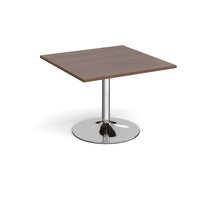 Trumpet base square extension table