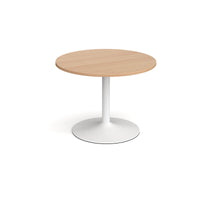Trumpet base circular boardroom table