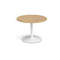 Trumpet base circular boardroom table
