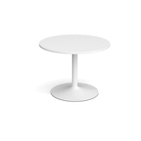 Trumpet base circular boardroom table