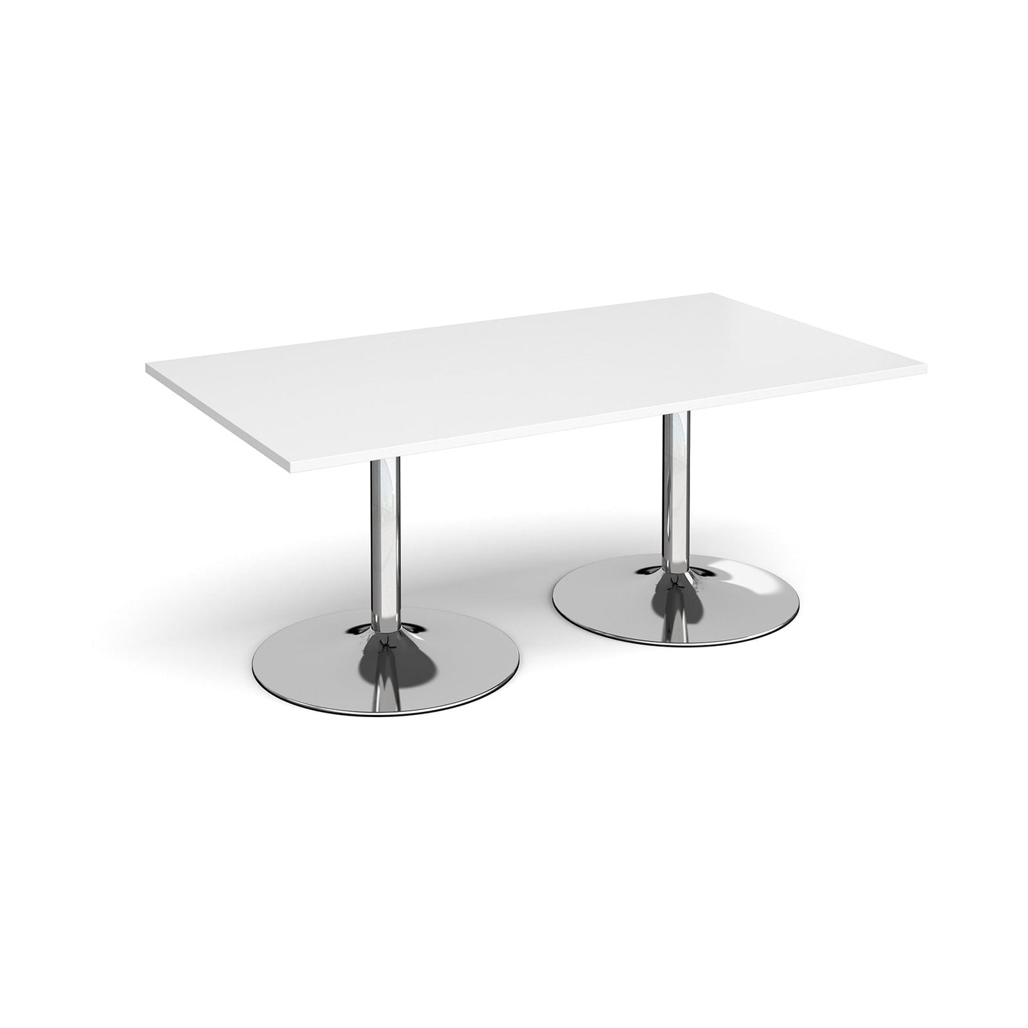 Trumpet base rectangular boardroom table