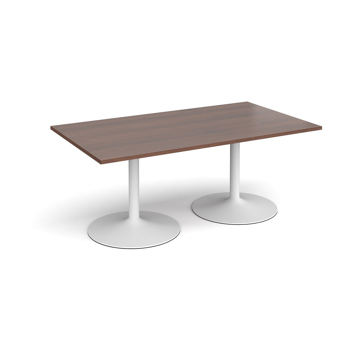 Trumpet base rectangular boardroom table