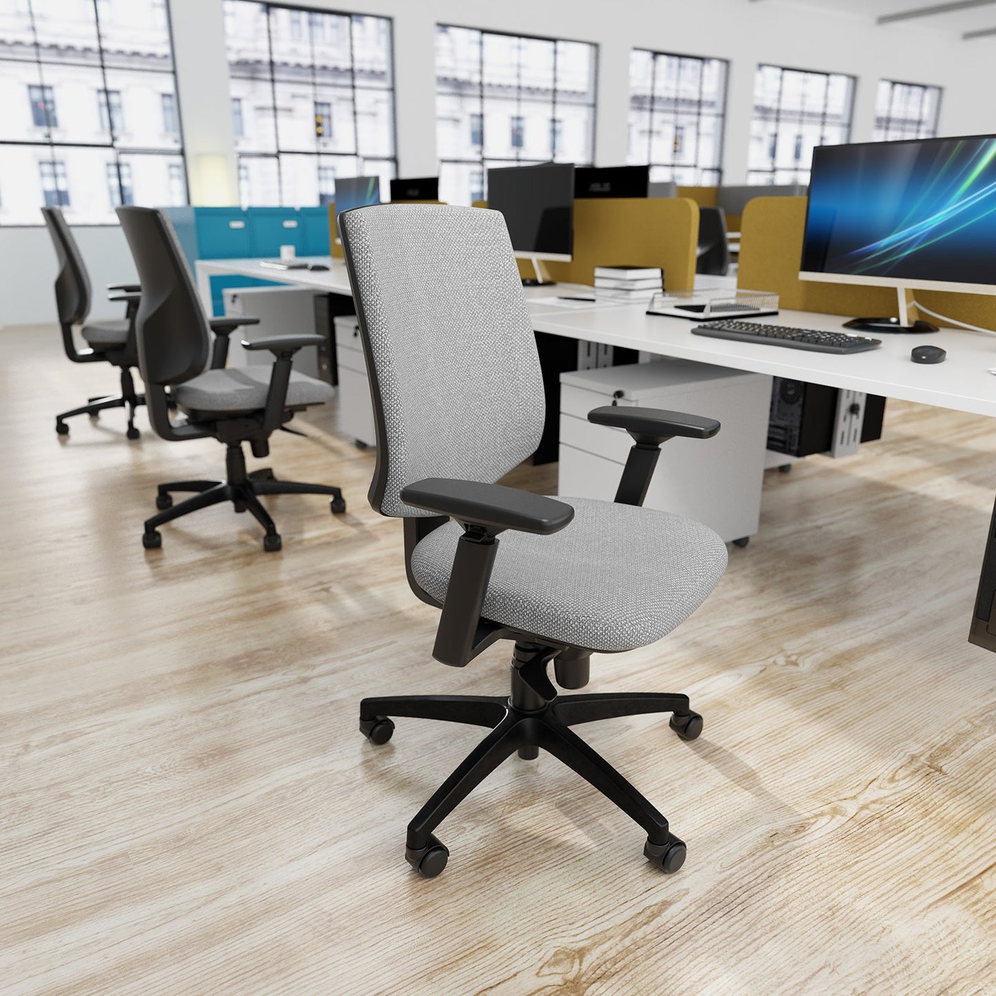 Tegan fabric PCB operators chair