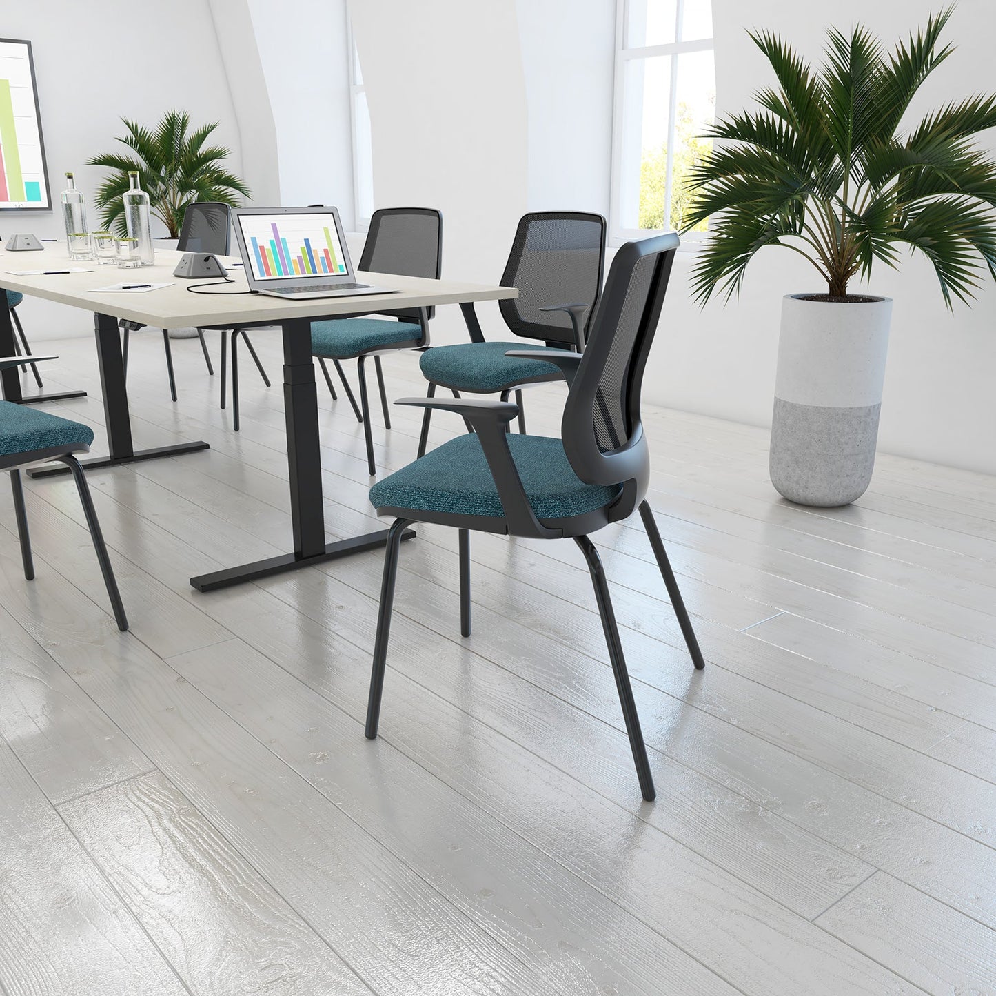 Tegan mesh back meeting chair